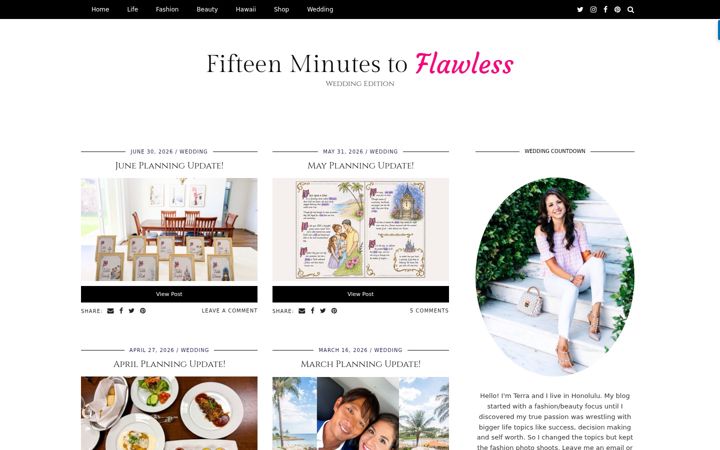 Screenshot of fifteentoflawless.com