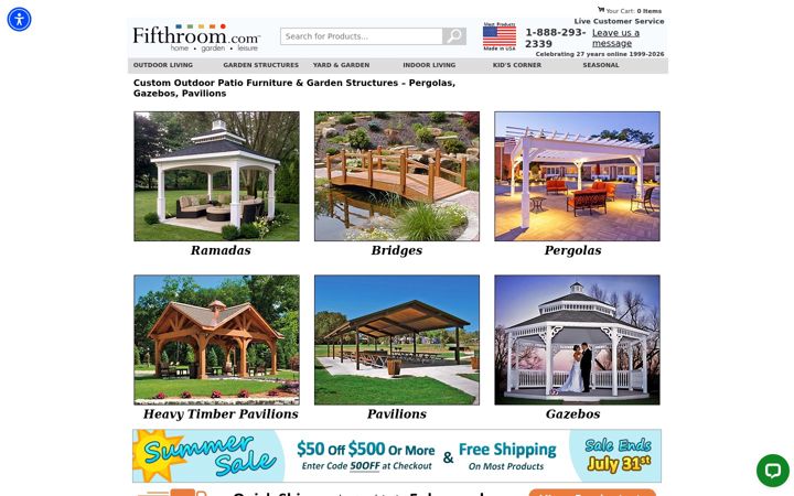 Screenshot of fifthroom.com
