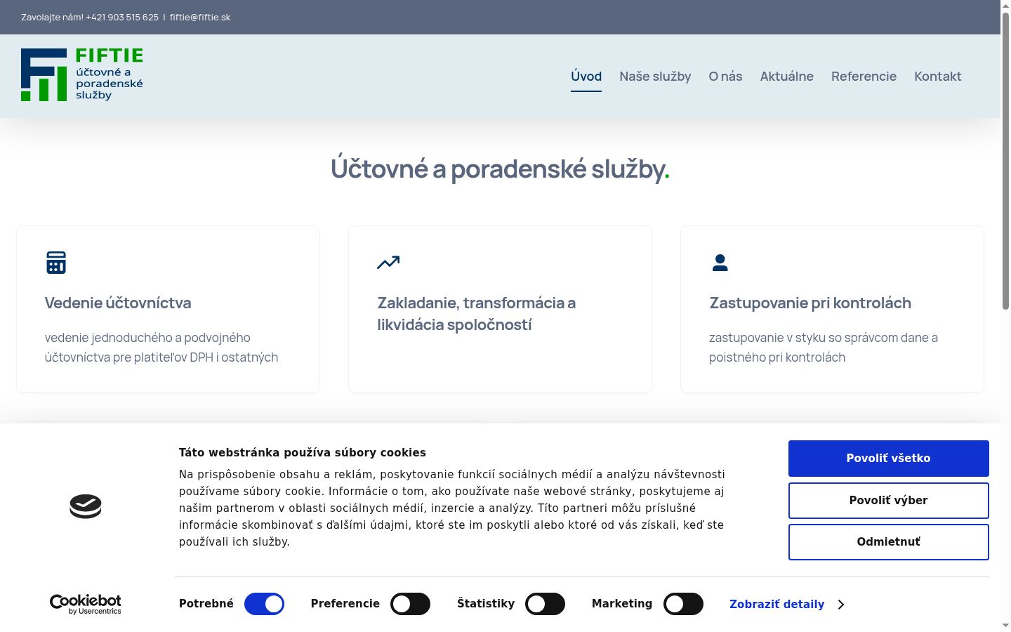 Snímka obrazovky banera súhlasu zobrazeného pred akoukoľvek interakciou