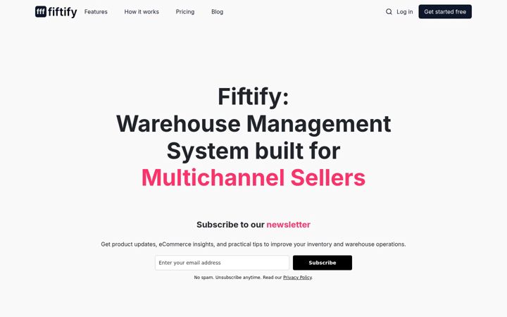 Screenshot of fiftify.com