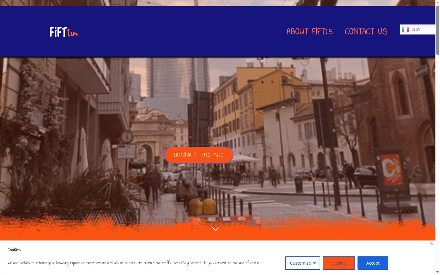 Screenshot tal-banner tal-kunsens muri qabel kwalunkwe interazzjoni