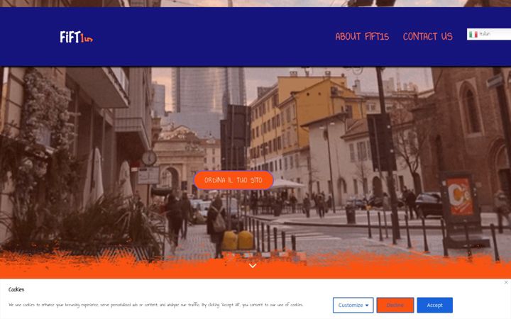 Screenshot ta' fiftin.net