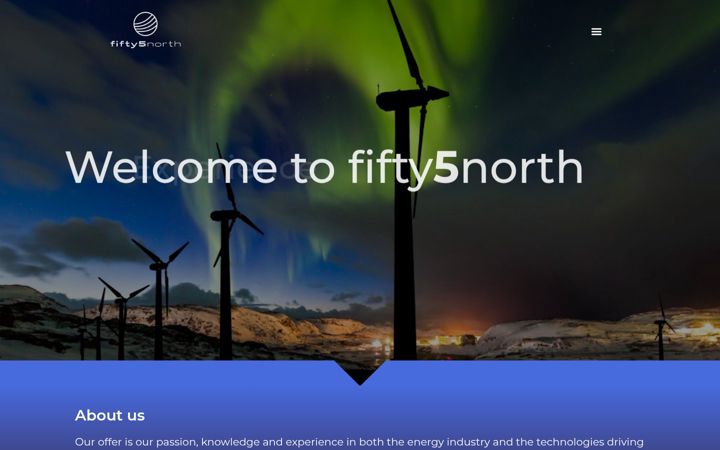 Screenshot of fifty5north.com