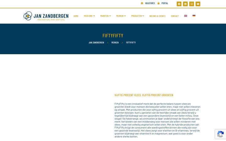 Screenshot of fiftyfifty.nl
