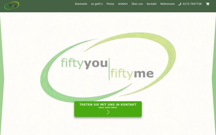 Screenshot stránky fiftyyou-fiftyme.de
