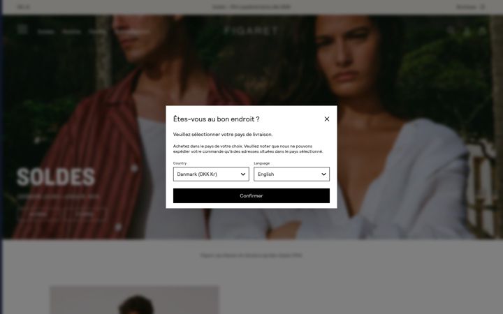 Screenshot of figaret.com