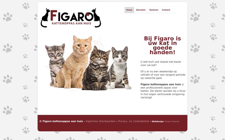 Screenshot of figarokattenoppas.be