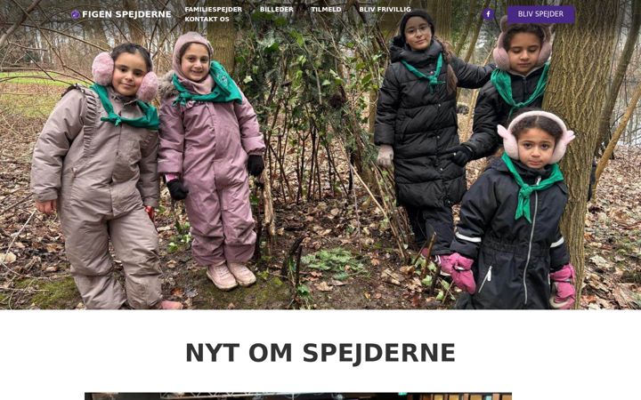 Screenshot of figenspejderne.dk