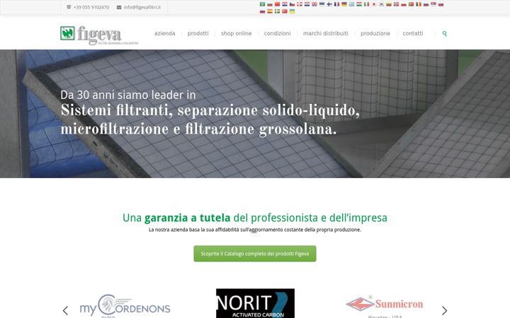 Screenshot of figevafiltri.it