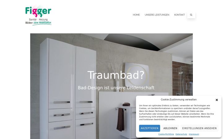 Screenshot stránky figger-leverkusen.de