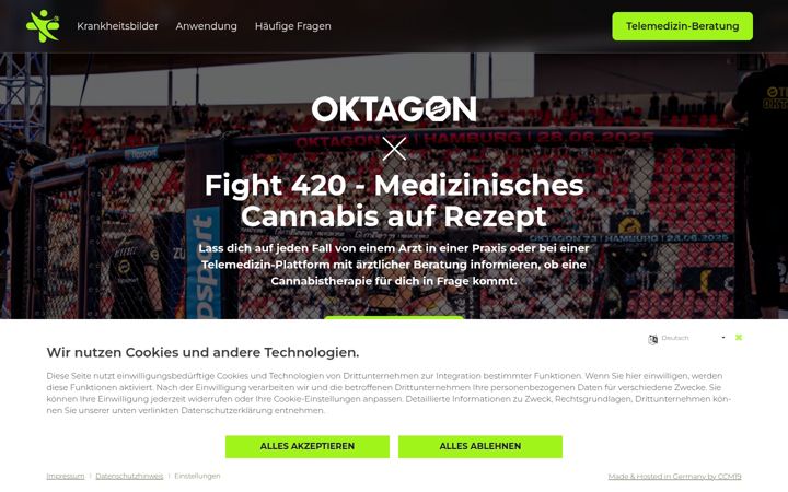 Screenshot of fight-420.de