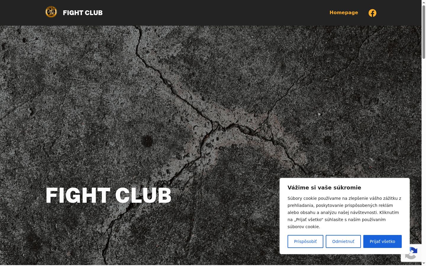 Skärmbild av samtyckesbannern som visades före någon interaktion