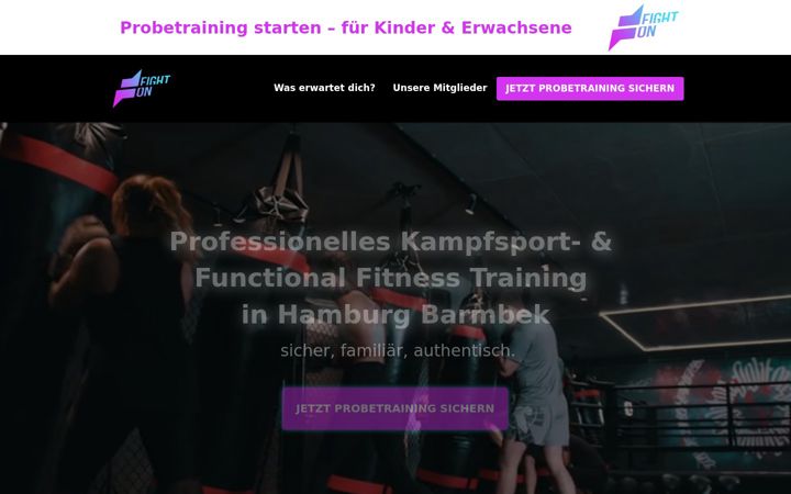 Ekrānuzņēmums no fight-on.de