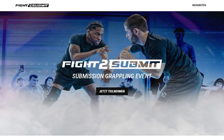 Screenshot of fight2submit.com