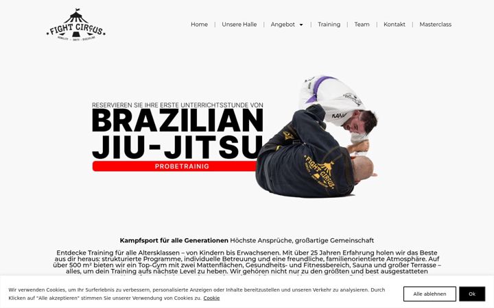 Screenshot of fightcircus.de