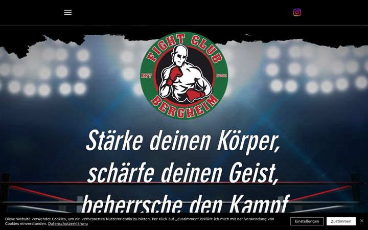 Ekrānuzņēmums no fightclub-bergheim.de