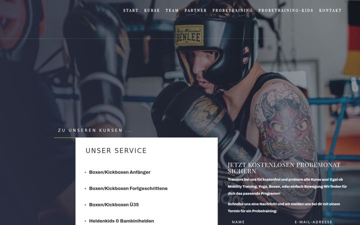 Ekrānuzņēmums no fightclub-hirschaid.de
