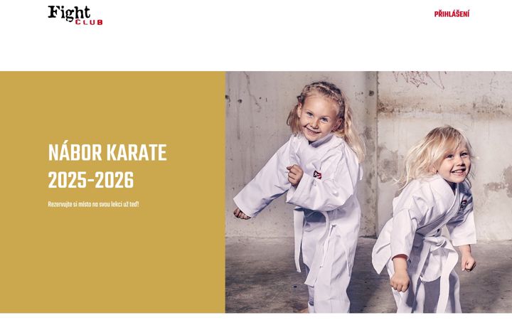 Screenshot of fightclubpraha.cz