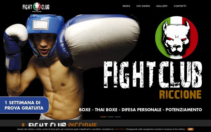 Screenshot of fightclubriccione.it