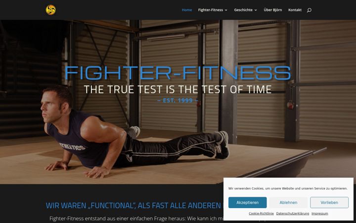 Screenshot of fighterfitness.de