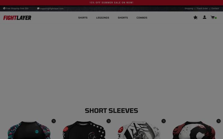 Screenshot of fightlayer.com