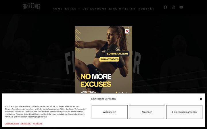 Ekrānuzņēmums no fightpoweracademy.de