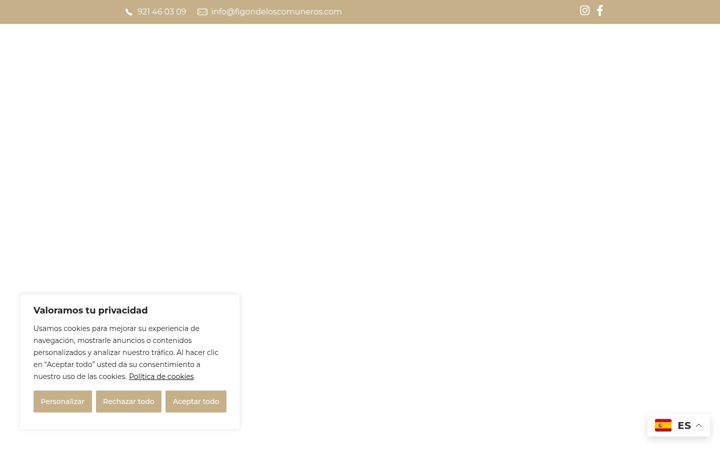 Screenshot of figondeloscomuneros.com