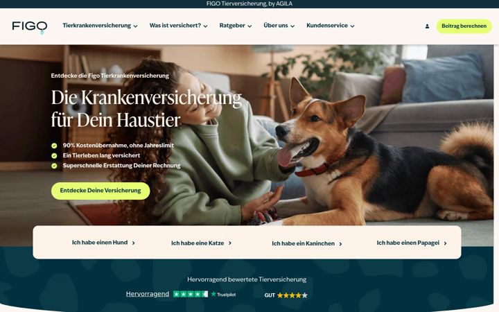 Screenshot of figopet.de