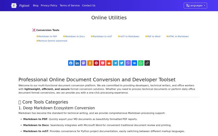 Screenshot of figtool.com