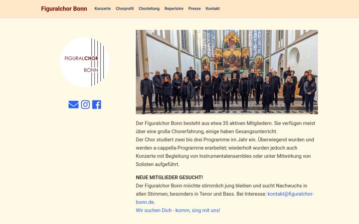 Screenshot of figuralchor-bonn.de
