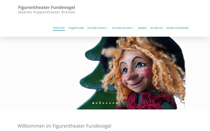 Screenshot of figurentheater-fundevogel.de