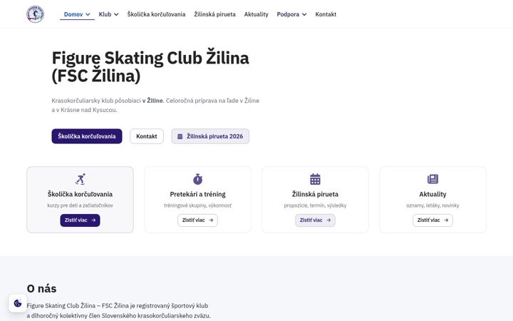 Screenshot of figurezilina.sk