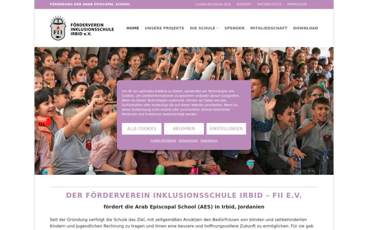 Screenshot of fii-ev.de