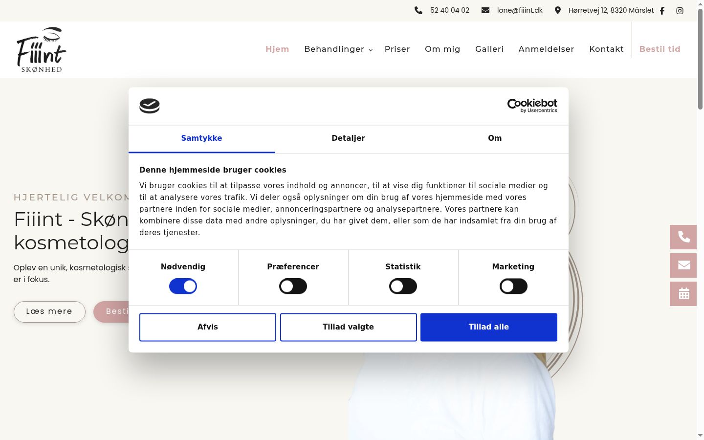 Snímek obrazovky baneru souhlasu zobrazeného před jakoukoli interakcí