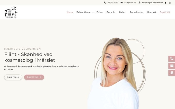 Screenshot of fiiint.dk