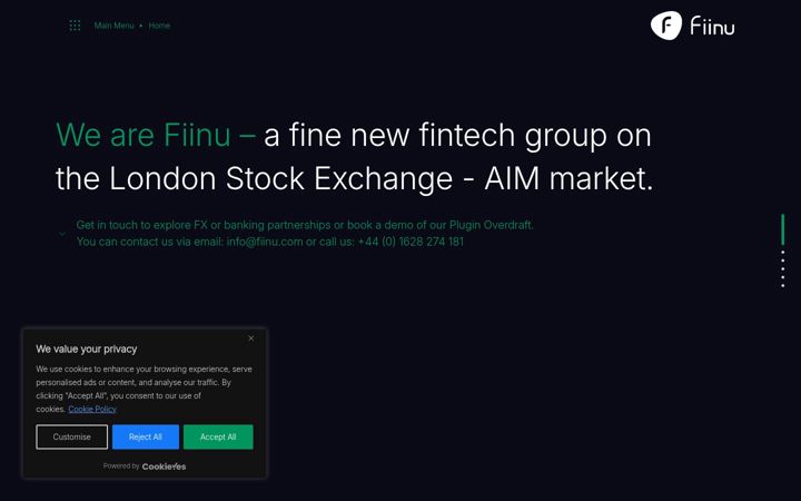 Screenshot of fiinuplc.com