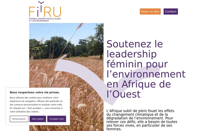 Screenshot of fiiru.org