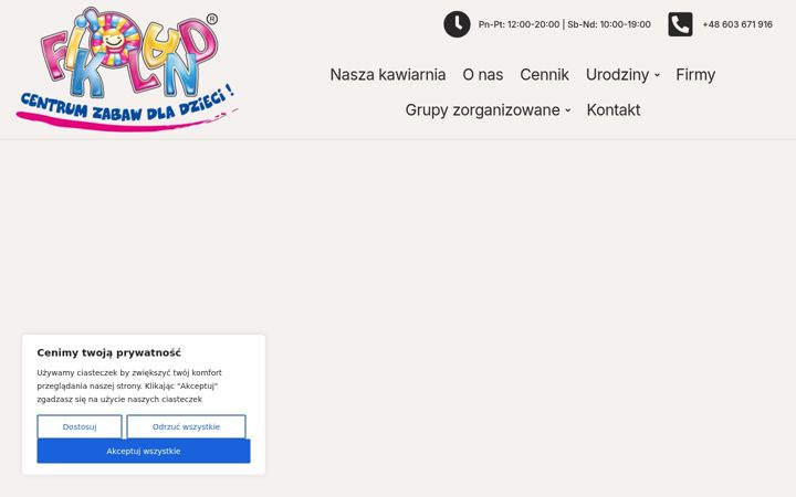 Screenshot of fikoland.com.pl