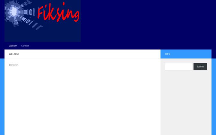 Screenshot of fiksing.nl