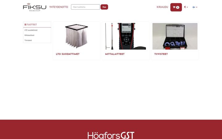 Screenshot of fiksuwebshop.com