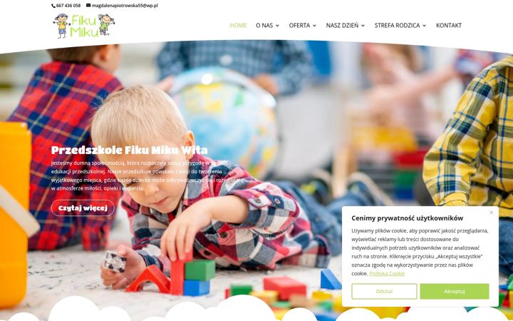 Screenshot of fikumikuprzedszkolestrykow.pl