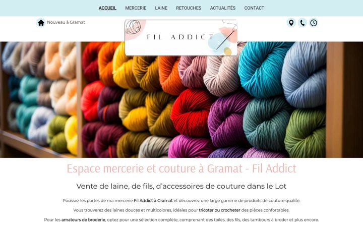 Screenshot of fil-addict.fr