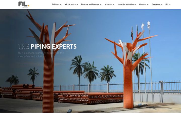 Screenshot of fil-angola.com