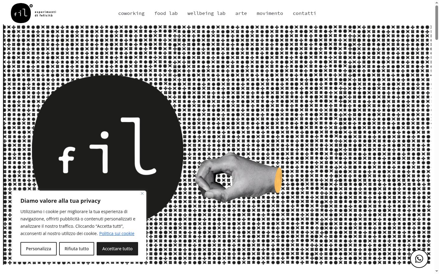 Capture d'écran de la bannière de consentement affichée avant toute interaction