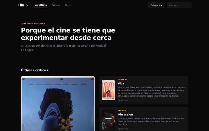 Screenshot of fila5.com