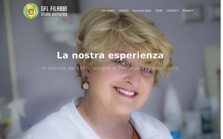 Snímek obrazovky filabbistudiodentistico.it