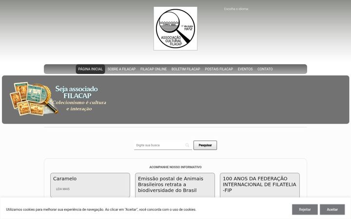 Screenshot of filacap.org.br