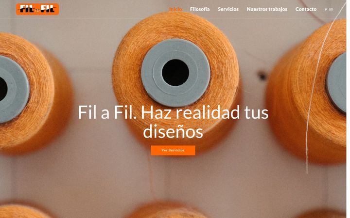 Screenshot of filafilconfecciones.com