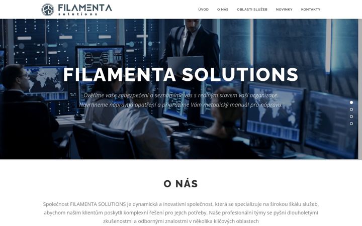 Screenshot of filamenta.cz