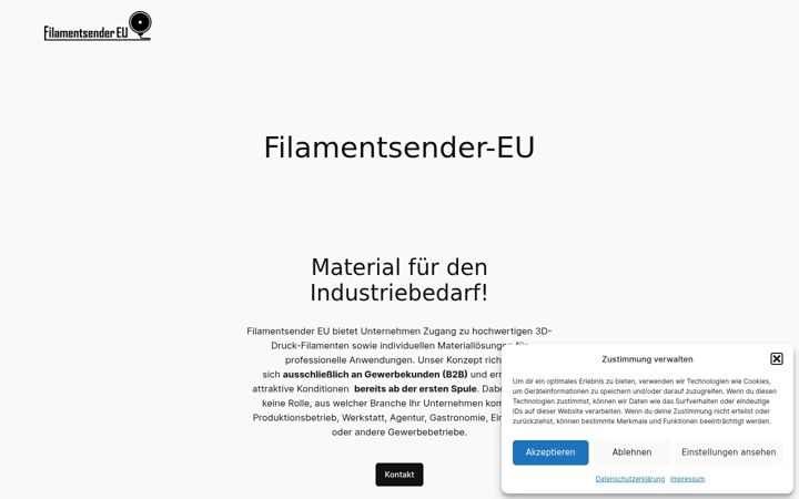 Screenshot of filamentsender-eu.com